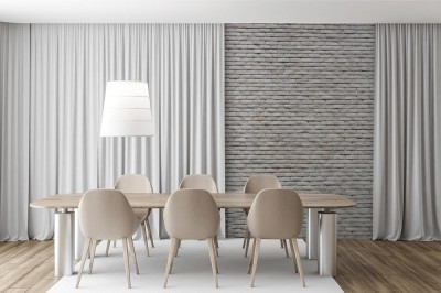 Fototapeta Tło szarej ściany z cegieł w pionowym kadrze