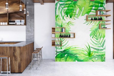 Fototapeta Ramka z liści