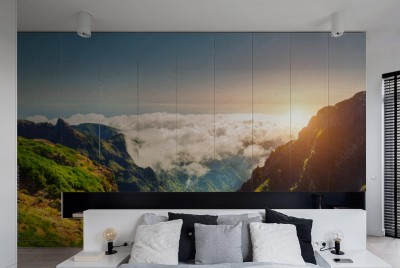 Naklejki na meble Góry w słońcu