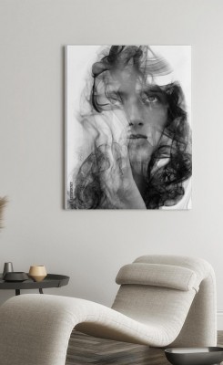 Obraz na płótnie Portret pt  "Młodość przenika"