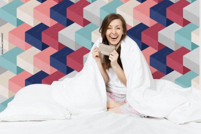 Fototapeta Kolor kostki wzór