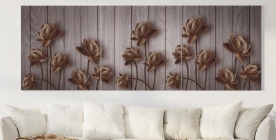 Obraz na płótnie 3D kwiat  do salonu