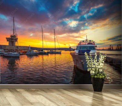 Fototapeta Port żaglowy w Bułgarii