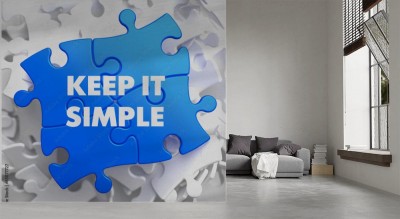 Fototapeta Prosta koncepcja