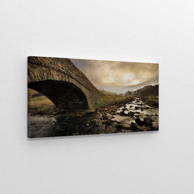 Obrazy do salonu Most i rzeka w yorkshire