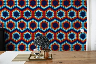 Fototapeta z wzorem boho