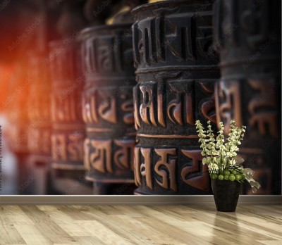 Fototapeta Bęben modlitewny