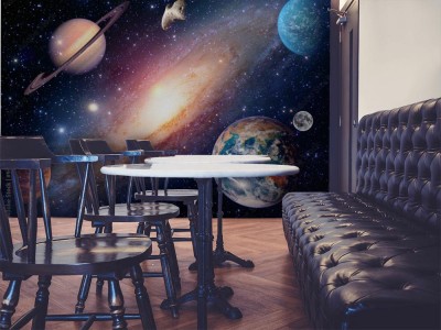 Fototapeta z galaktyką