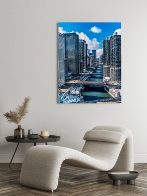 Obraz na płótnie Widoki na panoramę miasta Chicago