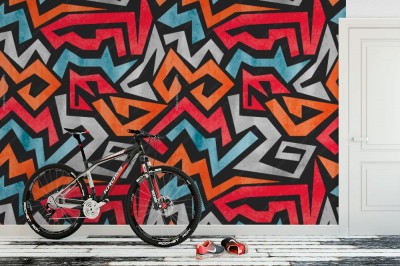 Fototapeta Geometryczne graffiti