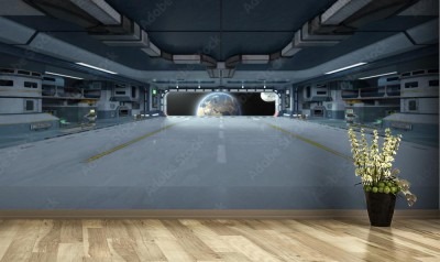 Fototapeta Stacja kosmiczna