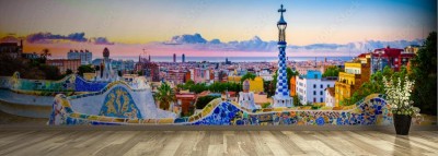 Fototapeta Barcelona i jej architektura 