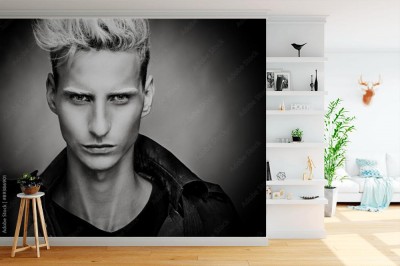 Fototapeta Męska modna fryzura