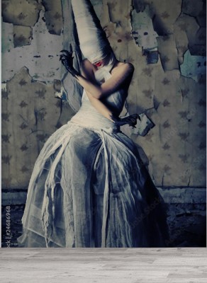 Fototapeta ponura dziewczyna