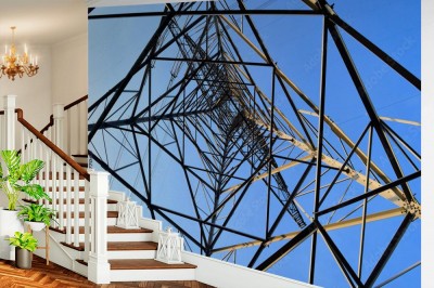 Fototapeta Maszt przesylowy wysokiego napięcia