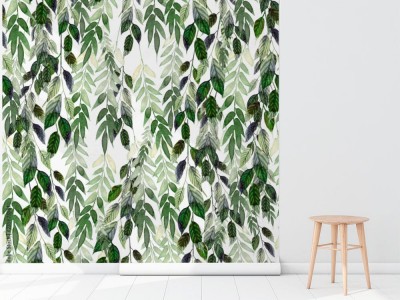 Tapeta Opadające pnącza liści