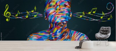 Fototapeta Kobieta w strefie relaksu