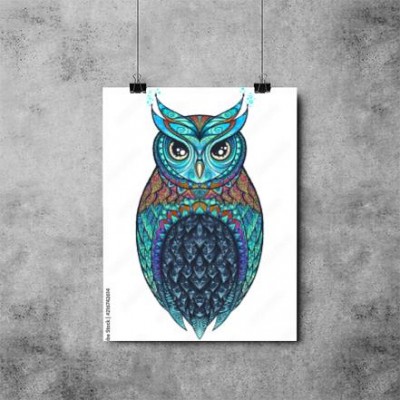 sowa-z-ornamentem-w-stylu-boho