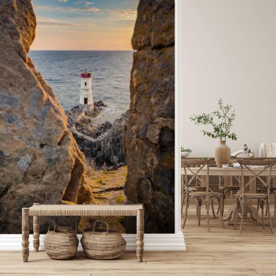 Fototapeta Latarnia morska na Sardynii we Włoszech