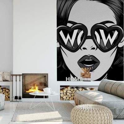 Fototapeta w stylu pop art "WOW"