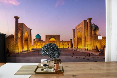 Fototapeta Widok na plac Registan w Samarkandzie
