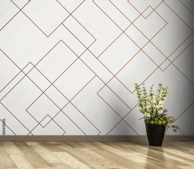 Fototapeta z minimalistycznym wzorem geometrycznym