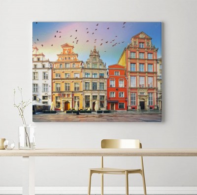 Obraz na płótnie Starówka w mieście Gdańsk