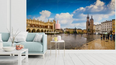 Fototapeta Sławne obiekty architektury miasta Kraków