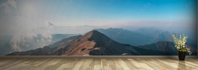 Fototapeta Panoramiczny widok góry blisko Kemer