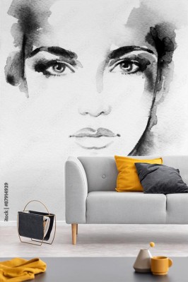 Fototapeta Abstrakcyjny Portret Kobiety
