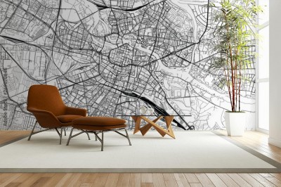 Fototapeta Mapa wrocławia
