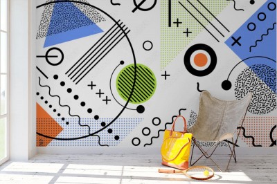 Fototapeta tło inspirowane latami 80