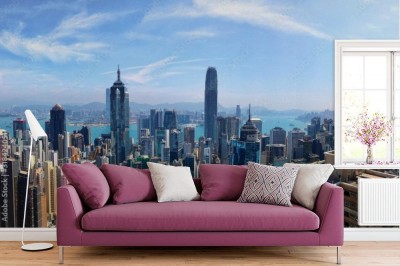 Fototapeta Miasto na tle nieba