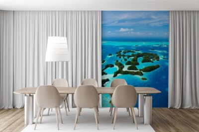 Fototapeta Wyspy Palau z góry