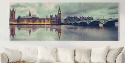 Obraz na płótnie Panoramiczny widok na architekturę Londynu