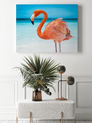 Obraz na płótnie Różowy flaming