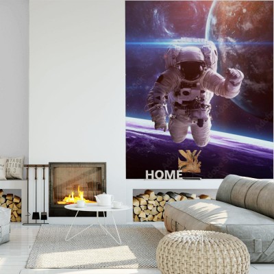 Fototapeta Astronauta na tle planet