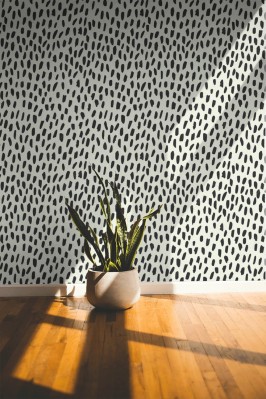 Fototapeta Lamparcie cętki na beżowo kremowym tle