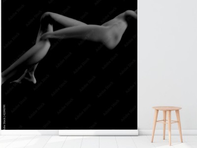 Fototapeta Abstrakcja kolorystyczna na erotycznym zdjęciu