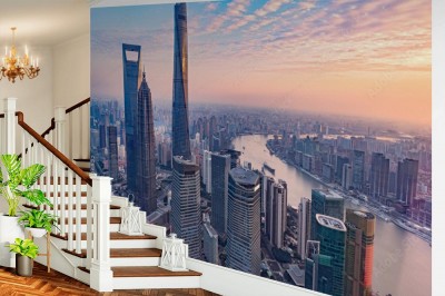 Fototapeta Widok miasta Szanghaj