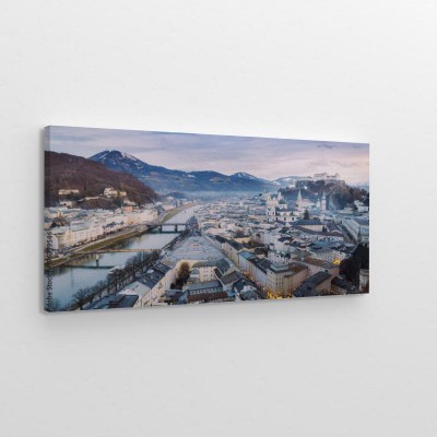 Obraz na płótnie Architektura miasta Salzburg w Austrii