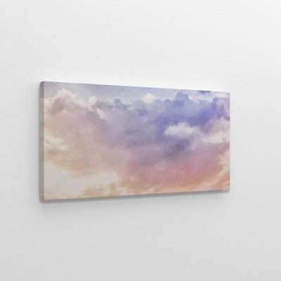 Obrazy do salonu Pastelowe niebo z chmurami
