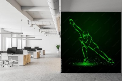 Fototapeta Łyżwiarstwo szybkie