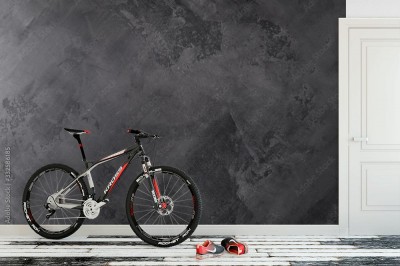 Fototapeta w stylu loftowym z ciemnym betonem architektonicznym