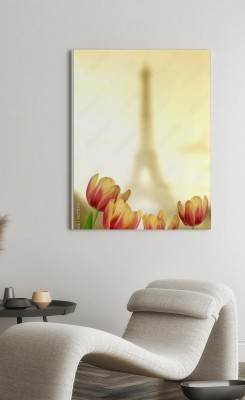 Obraz na płótnie tulipany w Paryżu