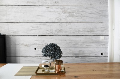 Fototapeta Białe deski