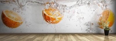 Fototapeta Pomarańcze w wodnej kąpieli 