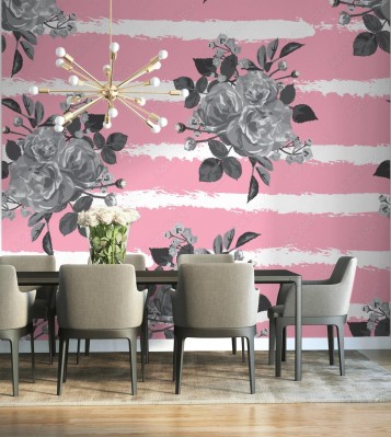 Fototapeta "Mały bukiecik na ścianie"