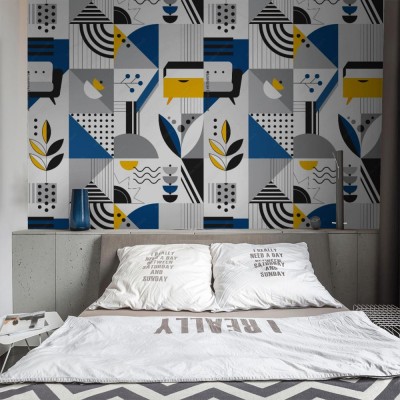 Fototapeta Abstrakcyjny wzór z geometrycznych kształtów