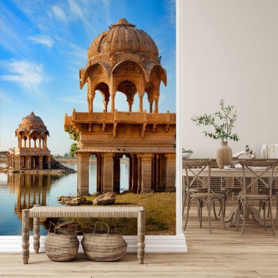 Fototapeta Gadi Sagar (Gadisar), Jaisalmer, Radżastan, Indie, Azja